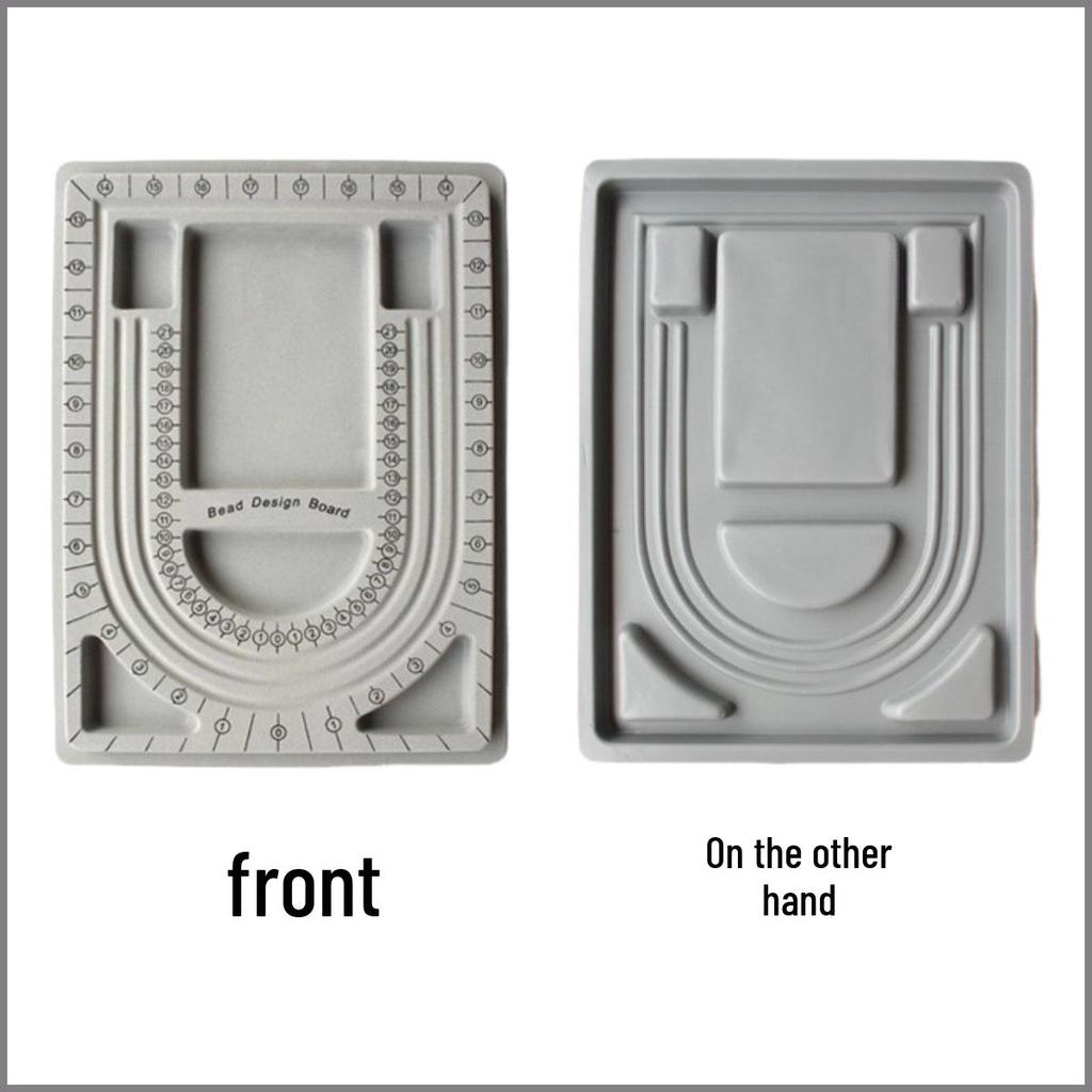 DIY Jewelry Design Plate: Bracelet & Necklace Measuring Tray with Beading Scale