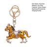 Keychain Pendant Horse Shape Rhinestone Inlaid Key Chain Diverse Color Backpack Keyring Key Accessory