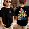One Piece Anime T-Shirt für Herren mit Aufdruck von Roronoa Zoro, Jungen, Kindern, Harajuku, Kurzarm, Luffy-T-Shirt, Bekleidung
