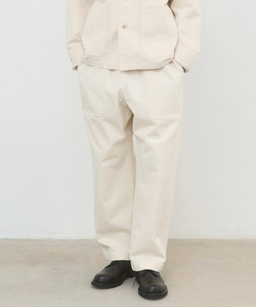 Wokeuwokeu Easy Work Pants (Ecru)