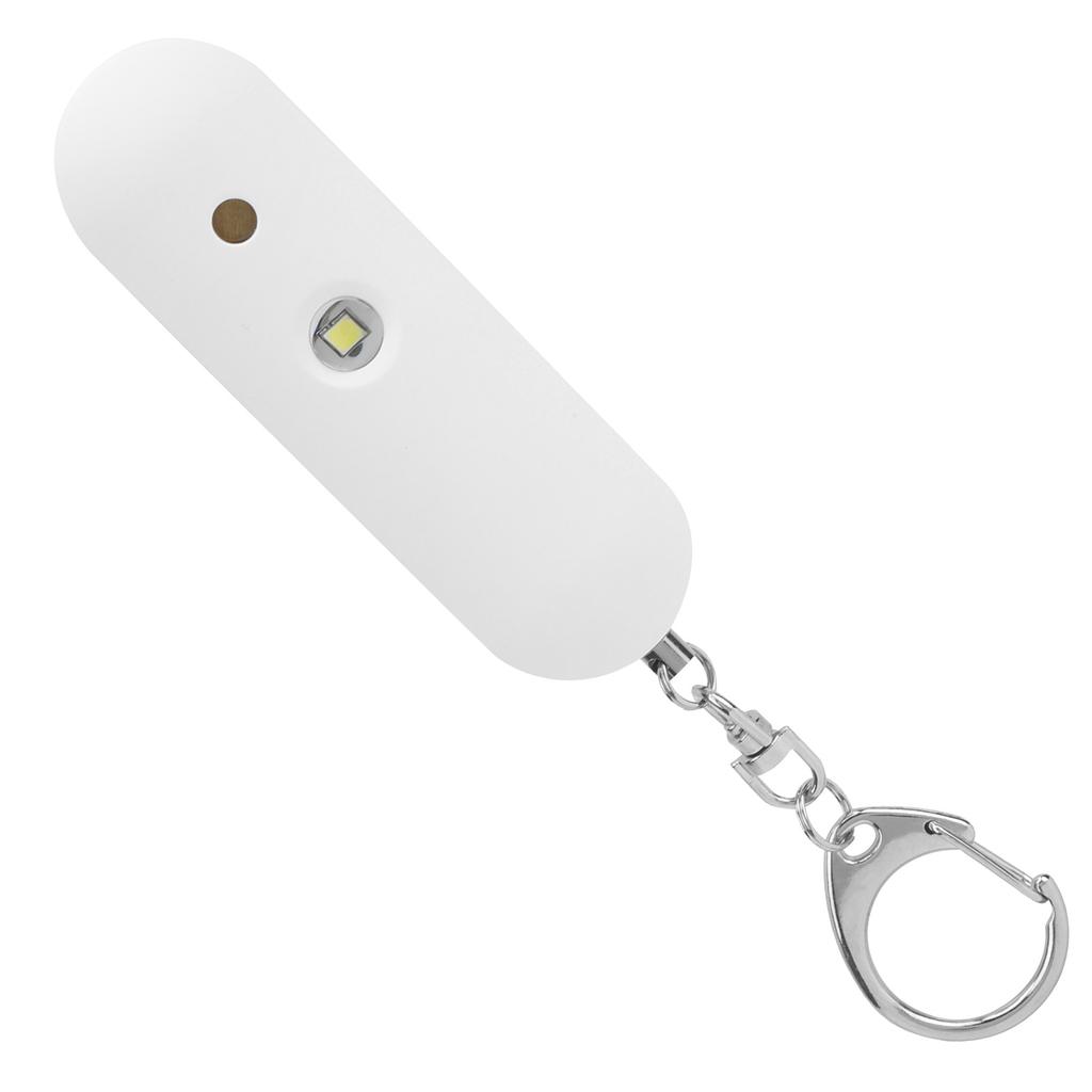 Dual Speaker Safety Alarm IP56 Waterproof Self Defense Alarm Keychain with LED Light