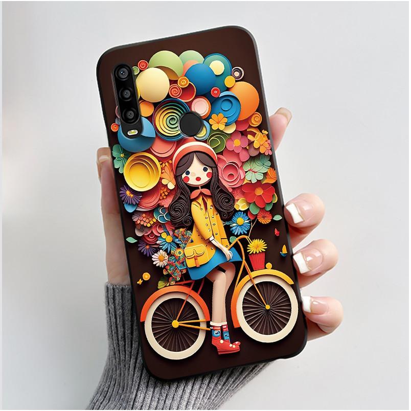 For TCL L10 Pro Case Luxury Cute Love Heart Rabbit Funny Black TPU Soft Silicone Phone Case For TCLL10 Pro Protective Back Cover