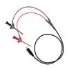 Excellent Contact Performance MCX Connector Oscilloscope Clip Black Red Oscilloscope Probe 1 1 Attenuation Ratio