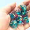 Polyhedral Polyhedral Dice Set Multicolor Game Dice Board Gaming Dices Kit  Role Playing Games