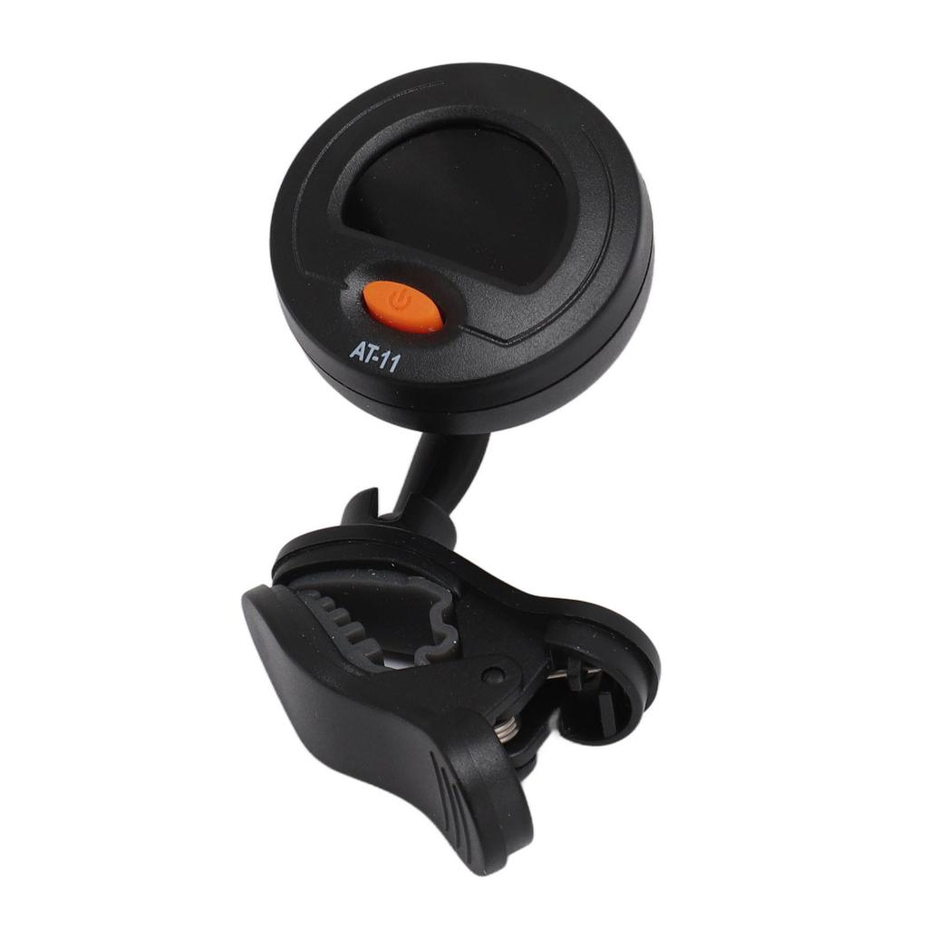 Clip On Tuner 12 Equal Temperament Digital Electronic Tuner for Guitar Bass Ukulele Violin