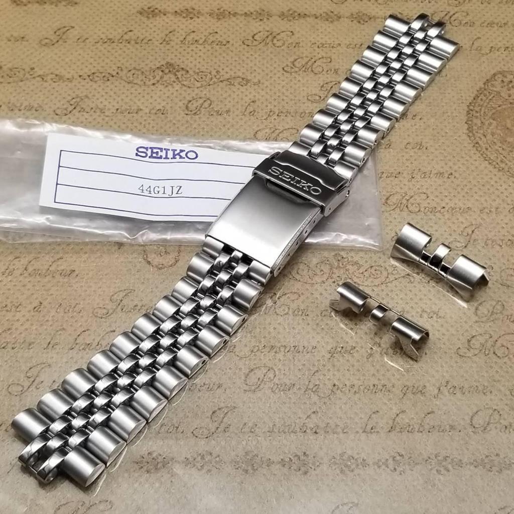 Used Genuine Seiko 22mm 5-link Stainless Steel Band 7S26-0020, SKX007, SKX009 Watch Strap 44G1JZ