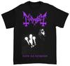 MAYHEM cd cv LIVE IN LEIPZIG Oficiální tričko MED Nové mysteriis chimera ordo grand Unisex tričko