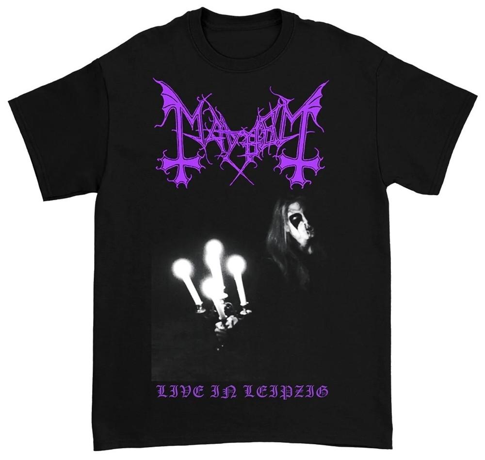 

MAYHEM cd cv LIVE IN LEIPZIG Official SHIRT MED New mysteriis chimera ordo grand Unisex T-Shirt L