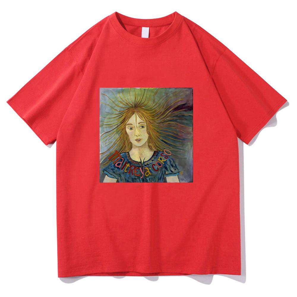 Maya Hawke MAITREYA CORSO T Shirts Fan Fashion Merch Clothing Cotton Soft Tee Women Men Casual Short Sleeve Top Y2K