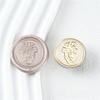 Flower Wax Seal Stamp Brass Head Bees Sealing Wax Stamp for Invitation Greeting Card Envelope Scrapbooking Decorations