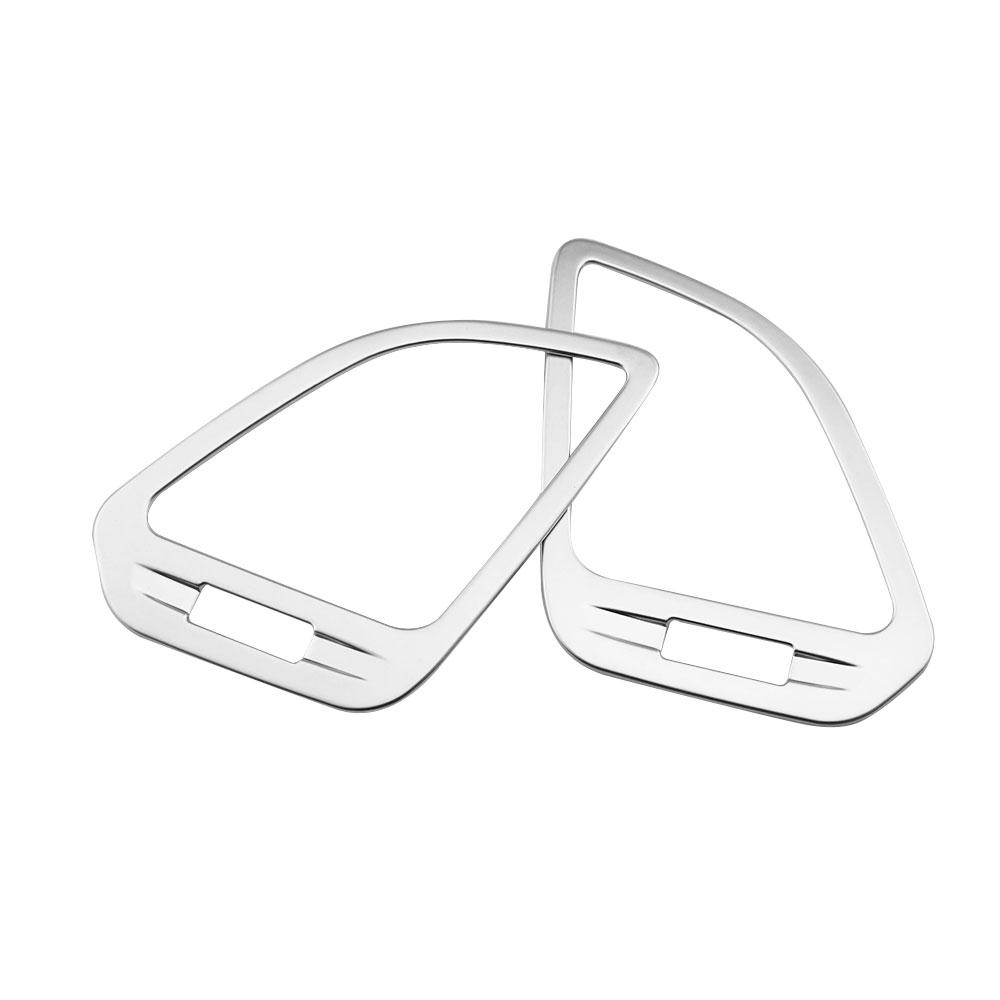 

For Hyundai IX35 IX 35 2010 - 2015 Air Conditioning Vent Cover Trim 2Pcs AC Outlet Frame Decoration Sticker Interior Accessories серебряный