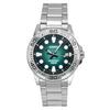 Standard Analog Stainless Steel Green Dial Quartz MTD-140D-3AV 100M Men's Watch