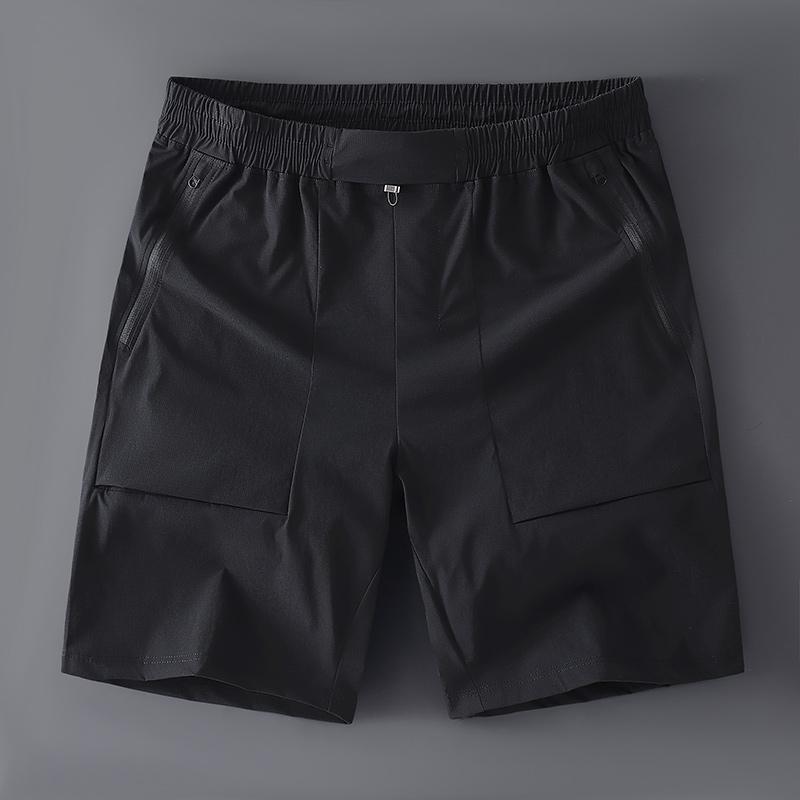 Summer Casual Men's Loose Straight Leg Five Quarter Pants Sports Shorts