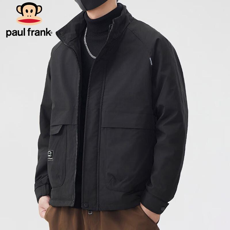 Paul Frank Men's Stand Collar Workwear Jacket