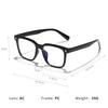 Transparent Square Computer Glasses Frame Women Men Anti Blue Light Rectangle Eyewear Blocking Optical Spectacle Eyeglasses
