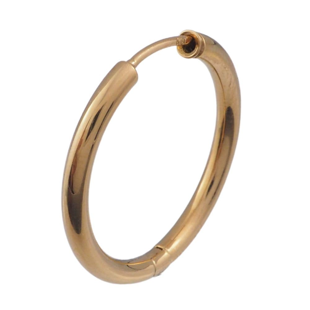 

aBALENT 18K серьги-кольца для мужчин K18 18K центральные серьги для взрослых бойфрендов и мужей подарок диаметр 20 мм ширина 2 мм простая цена за одно ухо мужские