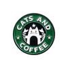Creative Cartoon Coffee Cup Brooch Pin for Men and Women - Stylish Clothing Accessory & Ornament with Alloy Baking Varnish Finish