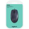 Souris Filaire - LOGITECH - M100 - 1000 DPI - Design Ergonomique - Noir