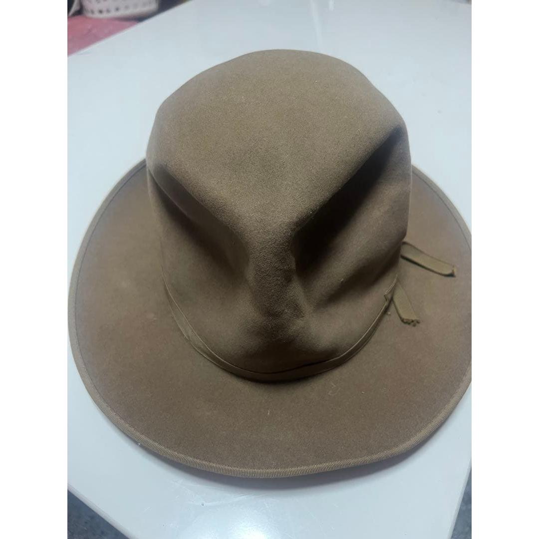 Used Model wearing Johnny Depp hat Royal Stetson