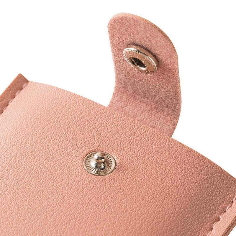 Muži Ženy Taška na karty Pu Kožená Peněženka Držák na karty Přenosné Tašky pro ukládání bankovních karet Peněženka s více kartami