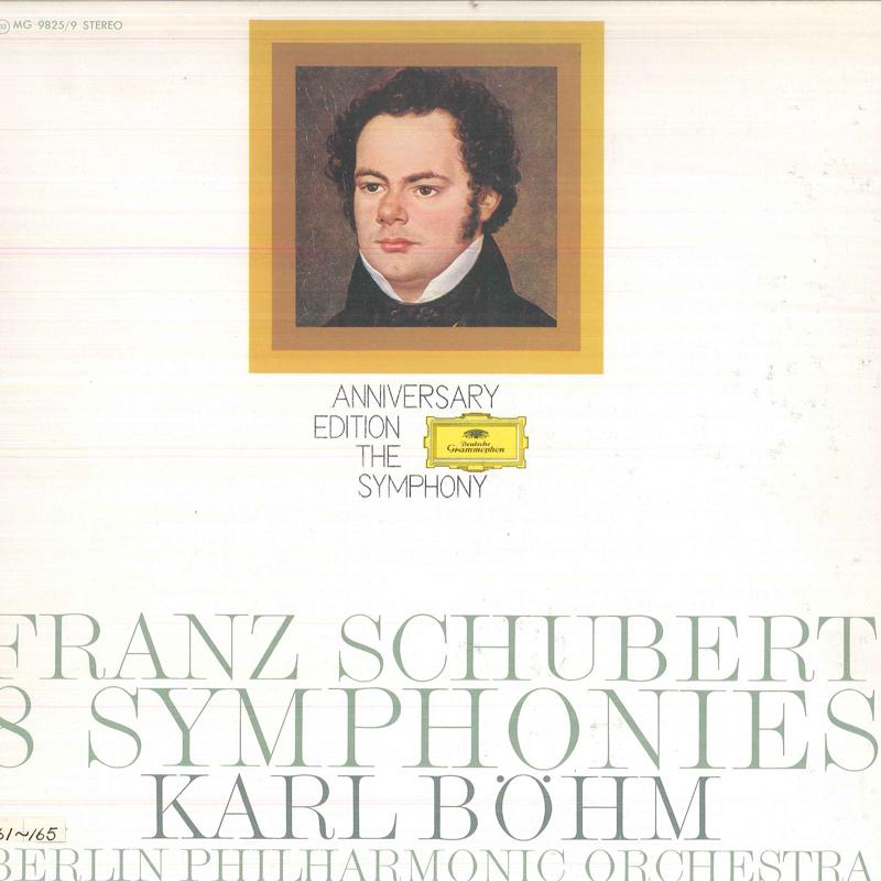 LP Record KARL BOEHM BERLINER PHILHARMONIKER - Schubert 8 Symphonies MG982529 DEUTSCHE GRAMMO 1973 Japan Classical Used
