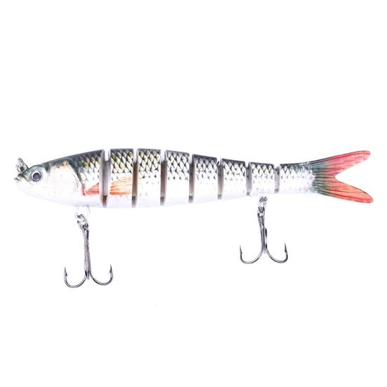 MUQZI Sports Accessory 13.7cm 27g Multi Jointed Fishing Artificial Lifelike Lure Wobbler Swim Bait