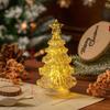 Christmas Tree With Lights Mini Christmas Trees With Led Lights Clear  Table Tree Ornaments For Christmas Decorations