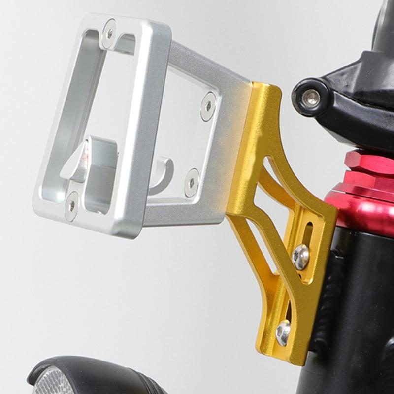 Aluminum Alloys Bike Pig Nose Light Converter Folding Bike Bag Brackets Light Conversions Seat Easy to Installation