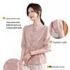 Hodo Women's Chinese Style Seven-Sleeve Shirt