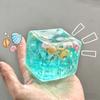 Taba Squishy Ocean Stress Balls Realistic Sea Salt Ice Cube Squeeze Toy Soft Slow Rise Ocean Sensory Toy for Adult Stress Relief