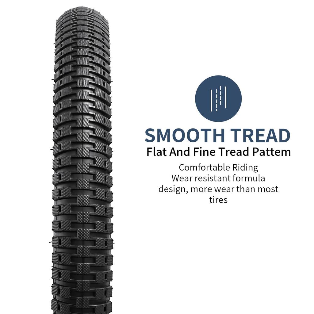 YunSCM Set of 2 Bicycle Folding Tires Tubes with 32mm Schrader Suitable for 18x2.125 Tires, 18x2.125 57-355 + 18x1.75/2.125 Valves, 18-inch 2.125