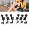 6PCS Guitar Locking Tuners Triangular Hd String Tuning Key Pegs NaMachine Hds Replacement 3 Right 3 Left