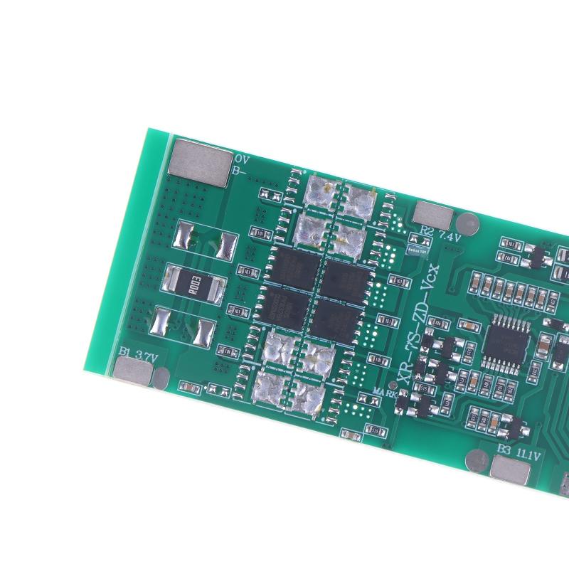 7S 24V Continuous Current Lithium Battery Protection Board 10A 15A 20A 30A Li-Ion 18650 Battery Charge Board With Balance Functi