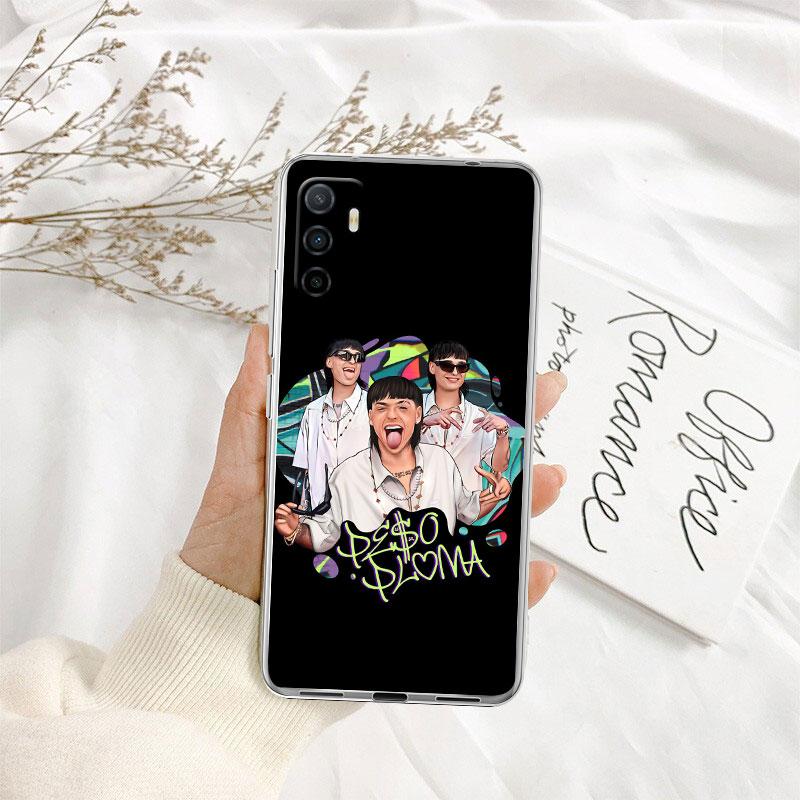 Peso Pluma Transparent Phone Case for Motorola Moto G7 G8 G9 G84 G85 G73 G24 G15 Z2 Play Power Plus