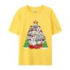 Christmas Pajama Maltese Tree Dog Xmas T Shirts Hip Hop Novelty Cotton Men Top Tshirts England Style