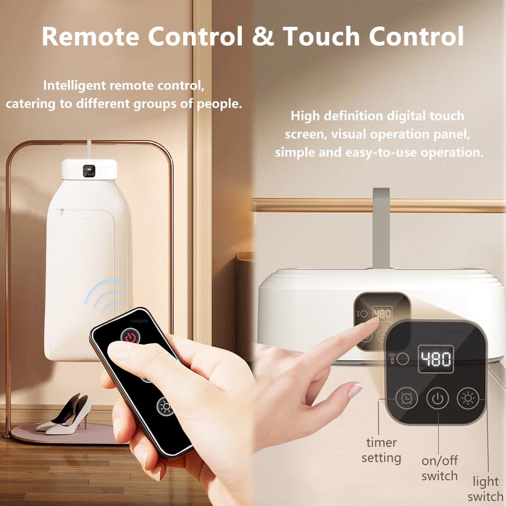 Przenośna suszarka do ubrań elektryczna suszarka do ubrań z pilotem składana suszarka do ubrań suszarka do prania do podróży