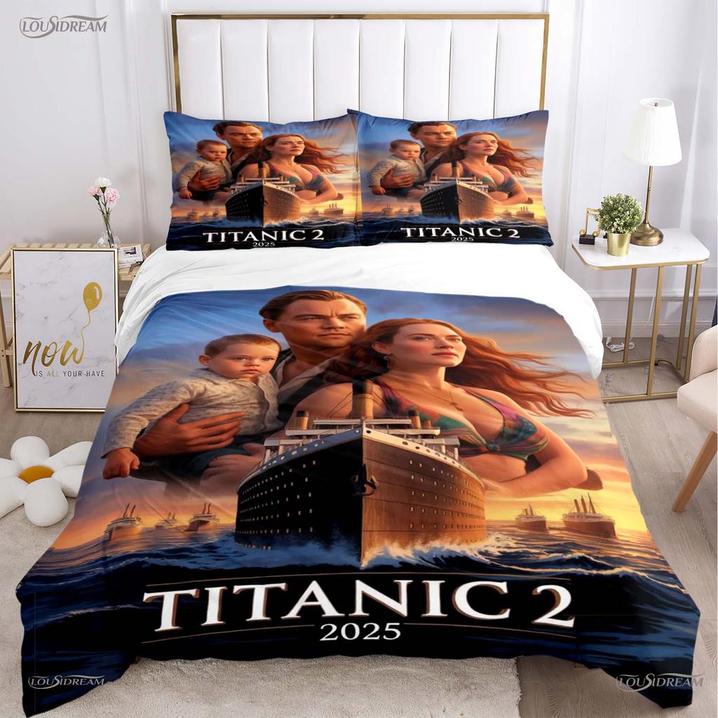 Comforter Titanic Romantic Love All Season Comforter Bedding Sets Soft And S Single/Double/Queen/King