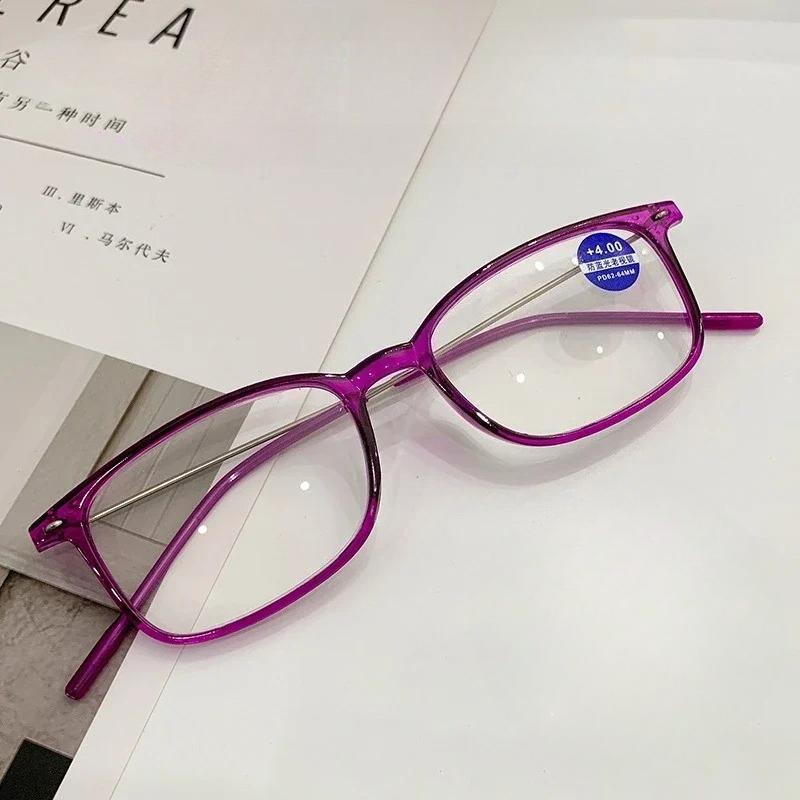 Fashion Anti Blue Light Reading Glasses for Women and Men Optical Computer Eyeglasses Presbyopia Eyewear +1.0 ~ +4.0