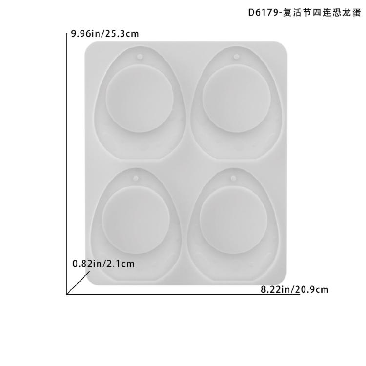 Easter Eggs/Hare Silicone Molds 4 Cavities Resin Jewelry Molds for Soap Candle Resin Jewelry Making Holiday Decoration