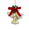 Plastic Christmas Bell Hanging Ornament Christmas Tree Bell Decoration  Window Decoration