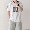 Onl Track Mesh Rugby ShorT Sleeve FuncTional T shirT Block Core Look