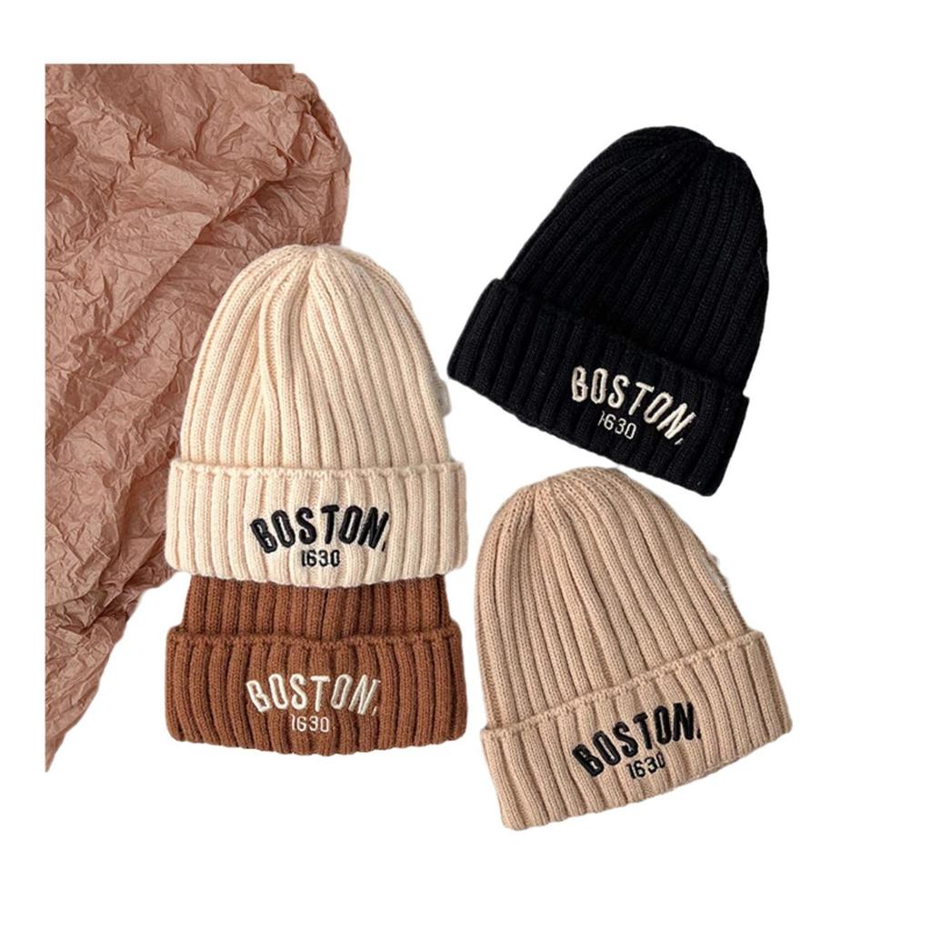 2025 Autumn/Winter Unisex Korean Knit Wool Hat for Kids and Babies - Warm, Trendy Pullover Design