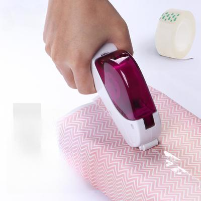 Tape Cutter Portable Stationery Tape Holder Hand Held Tape Dispenser Box Sealing Office Tape Holder