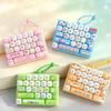 Schattig Ontwerp Decompressie Knop Speelgoed 26 Toetsen Toetsenbord Sleutelhanger Accessoires Cadeau