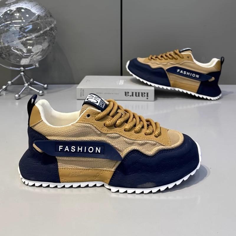 Nouvelles Baskets de Luxe pour Homme Chaussures de Sport pour Homme de Haute Qualité Marque Semelle Épaisse Chaussure de Course Mode Chaussures Décontractées Augmentant la Taille