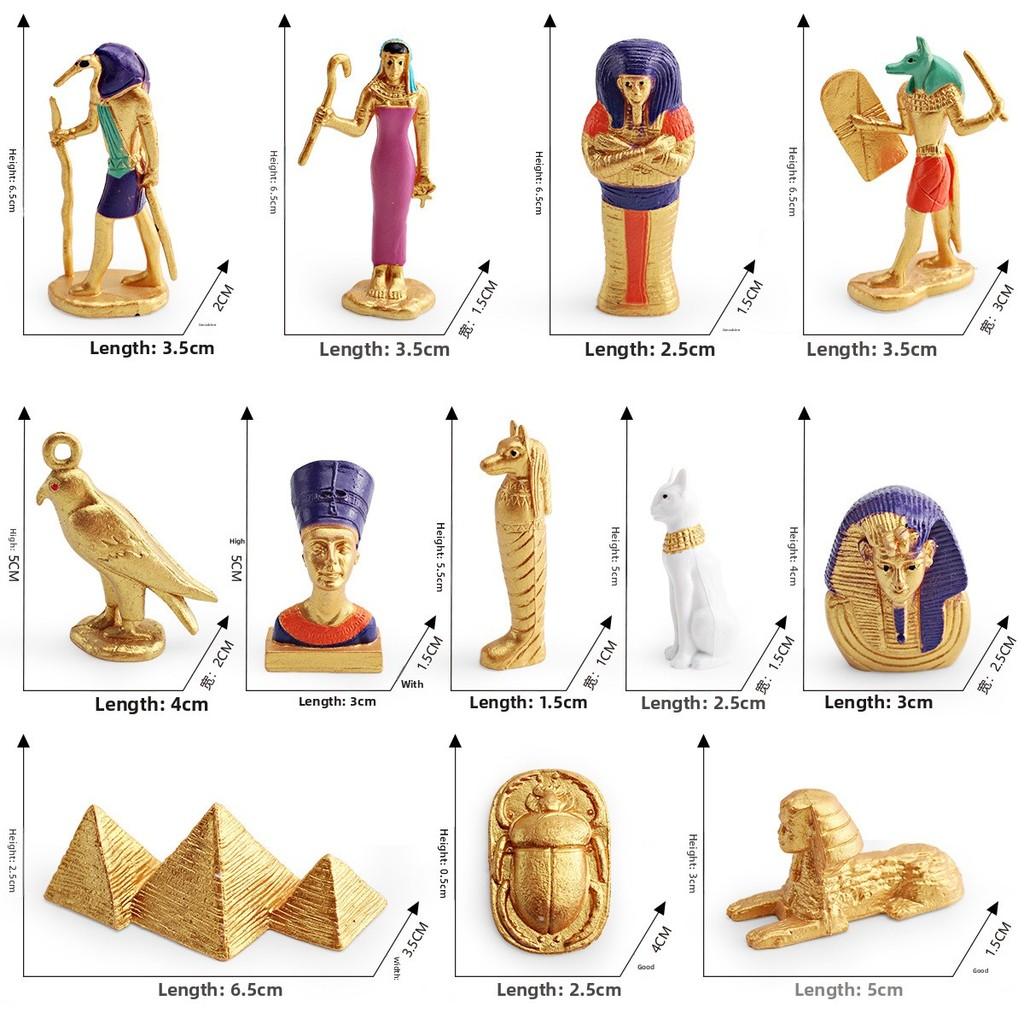 Ancient Egypt Queen Sphinx Model Pvc Decorative Collectible For Home Display