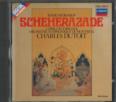 CD CHARLES DUTOIT - Rimsky Korsakov Scheherazade F35L50077 POLYDOR 1984 Japan Classical Used