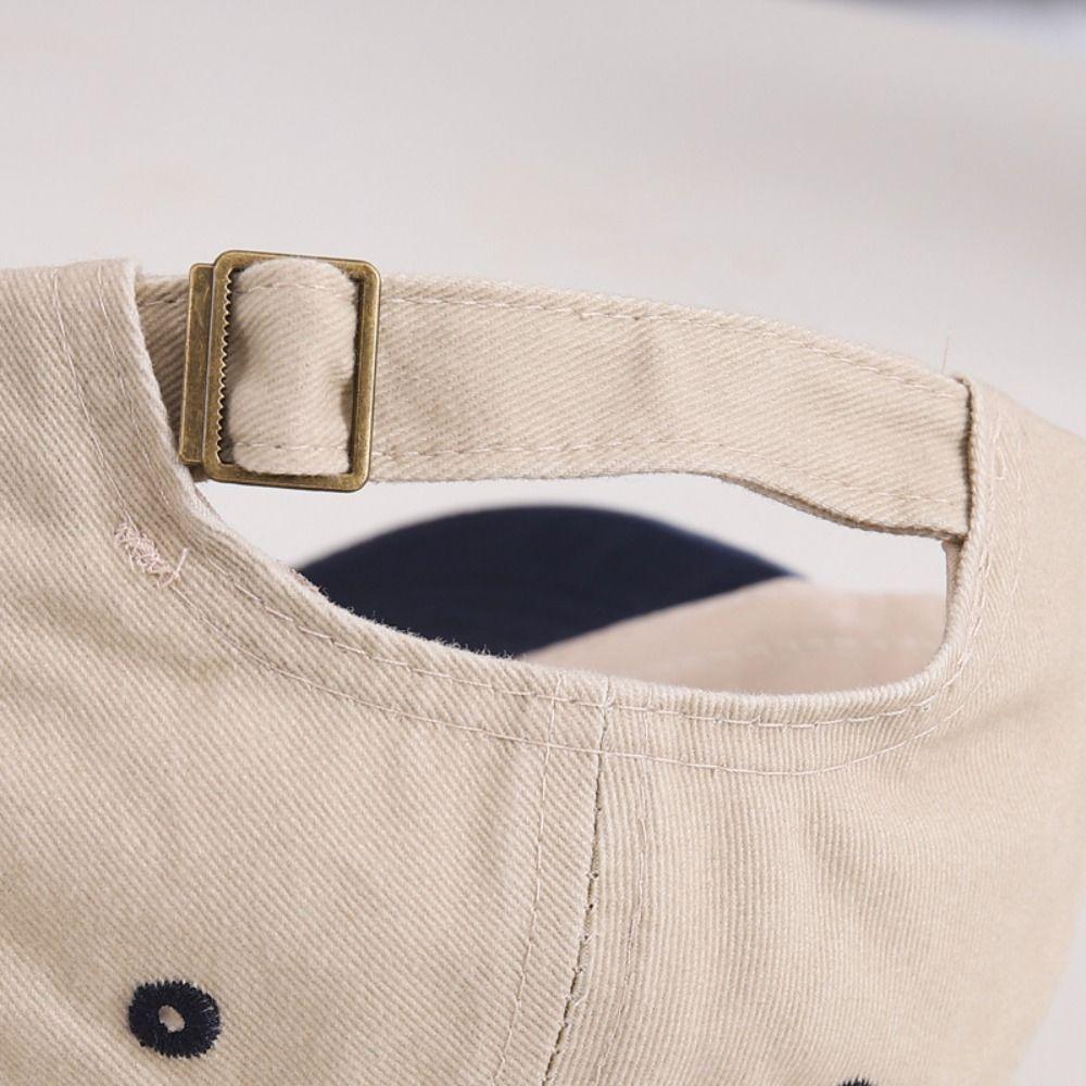 Cotton Baby Baseball Hat Patchwork Children's Sunhat Vintage Letter Peaked Cap  Boys Girls