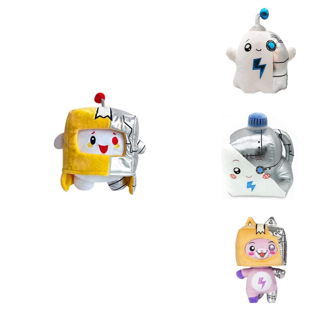 Lankybox Plüschtiere Led Boxy Stofftier für Kinder Weich und Bequem