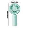 Portable Handheld Personal Fan 3 Adjustable Speed Quiet USB Rechargeable Cooling Fan Ideal For Indoor Outdoor Home Office School